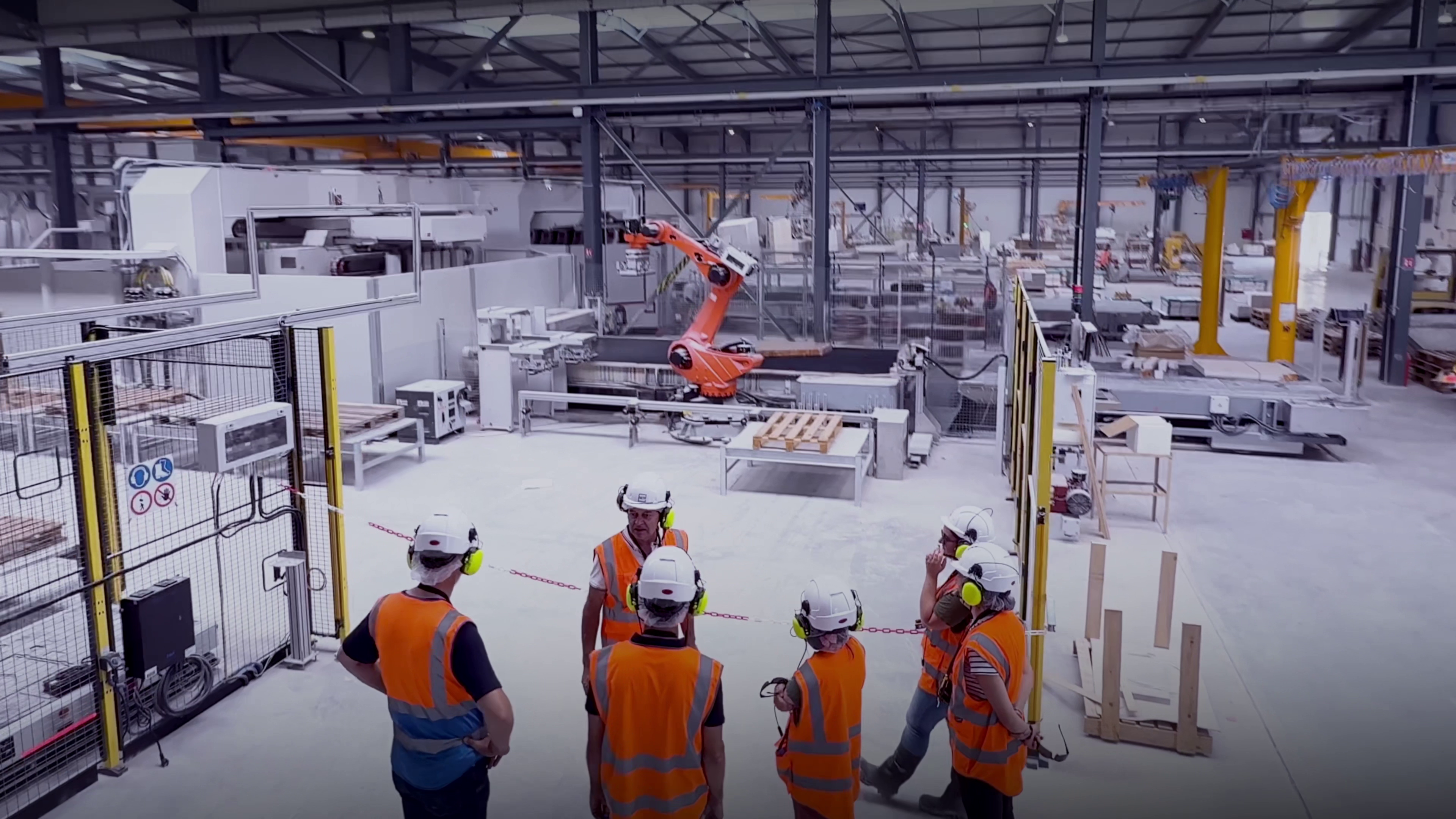 An integrated stone processing plant